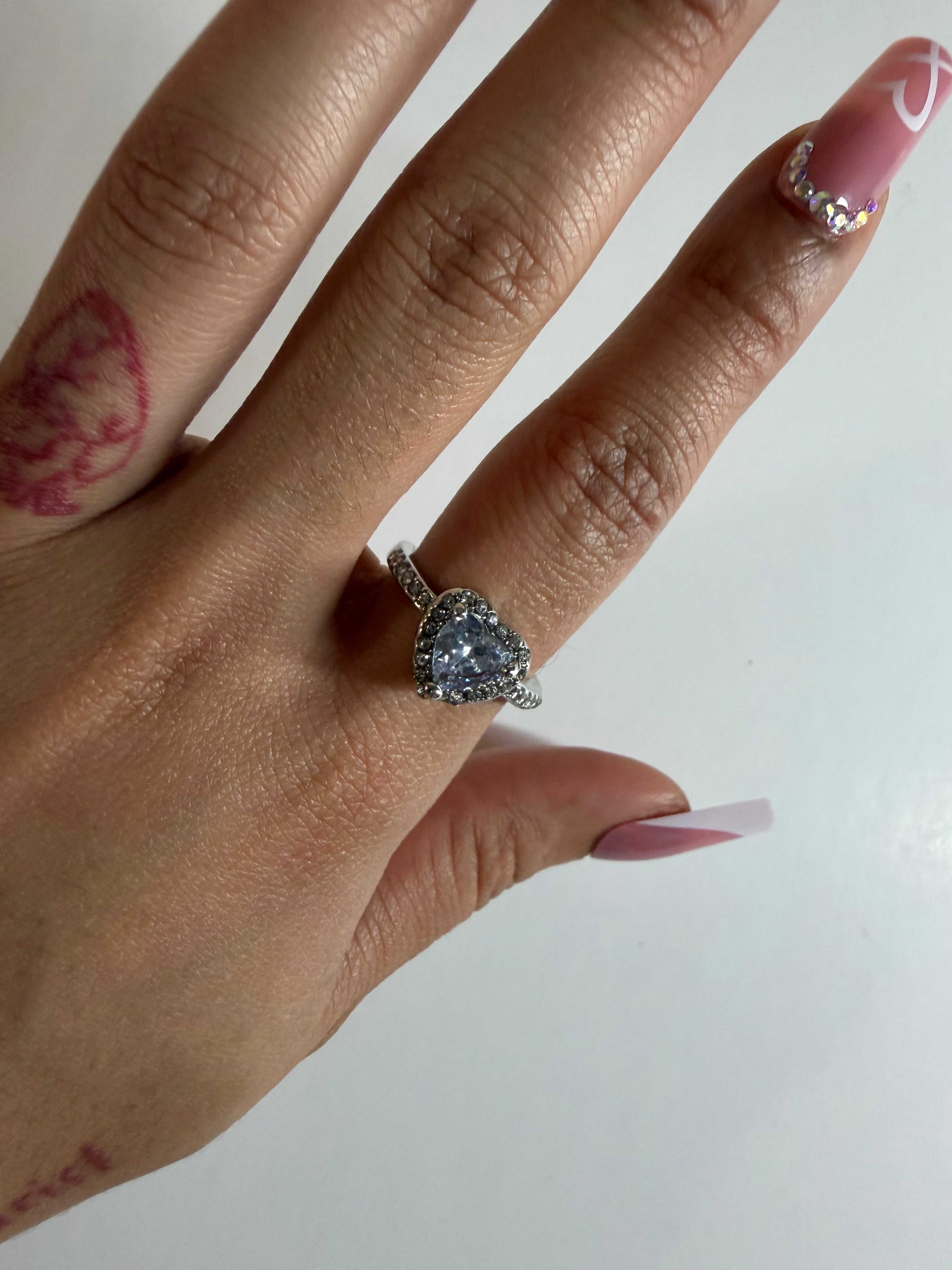 Diamond Heart Ring